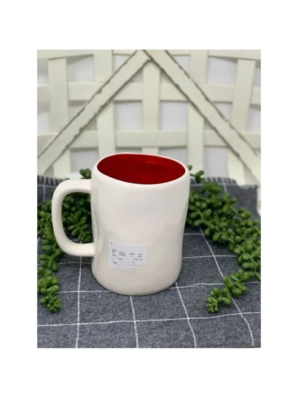 Rae Dunn LOVE Mug Cup Large Kitchen Ceramic New Valentine Gift Red White Gift